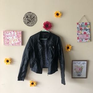 Black leather Jacket
